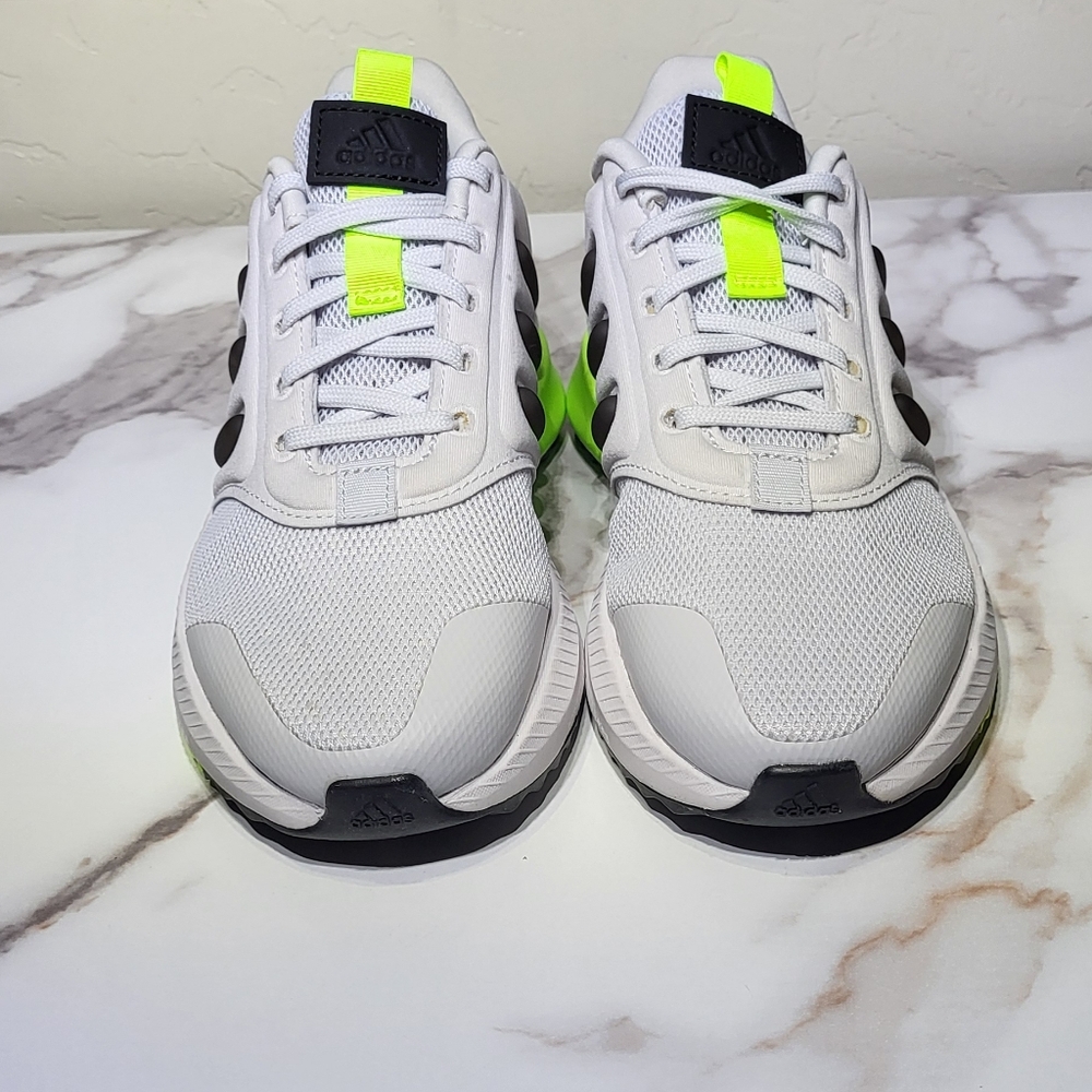 Adidas Big Kids NWOT White/Green X_PLRPHASE Casual Sneakers Size 4 - Picture 12 of 14